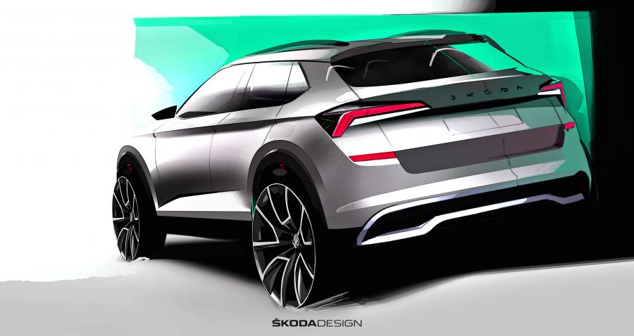 Эскиз Skoda Kamiq 2019 года  (WW) (фото 108 из 217)